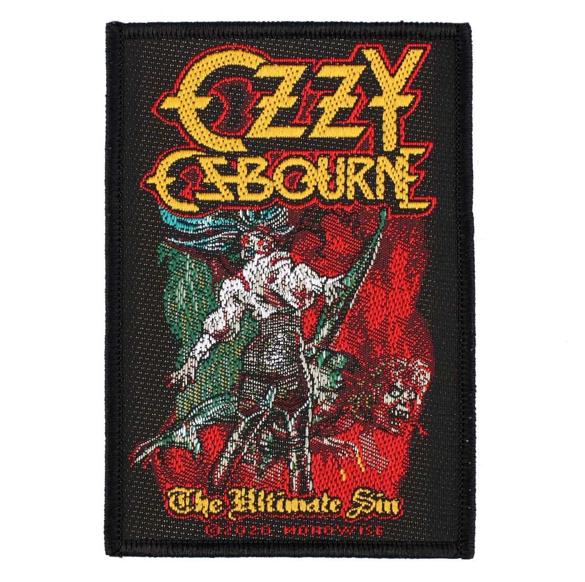 Patch Ozzy Osboume - The Ultimate Sin - RAZAMATAZ