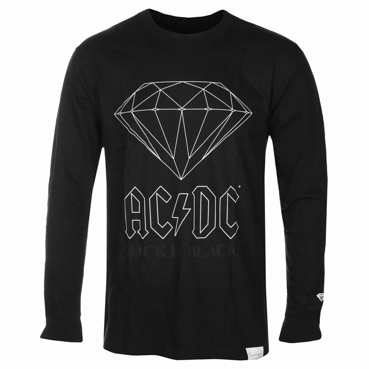 ανδρικό μακρυμάνικο μπλουζάκι DIAMOND Χ AC/DC - Πίσω στα μαύρα L