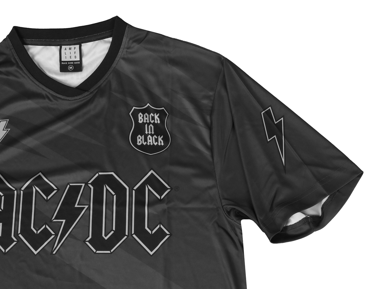 ποδοσφαιρική φανέλα AC/DC - Back In Black - Black - AMPLIFIED 3XL