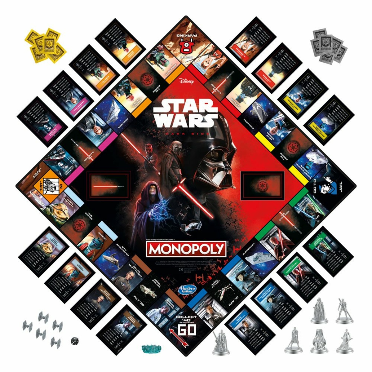 επιτραπέζιο παιχνίδι (monopoly) Star Wars - Dark Side Edition - Αγγλική Έκδοση